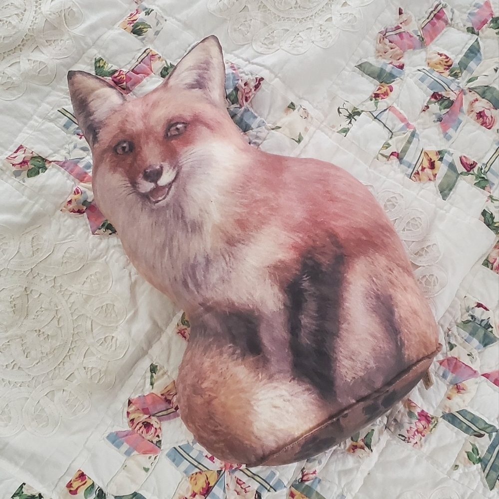 Fiddlers Elbow Fox Weighted Doorstop Amy Brackenbury Made In USA Vintage
